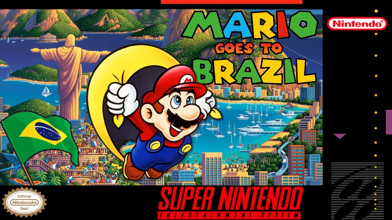 Mario Goes to Brazil Title